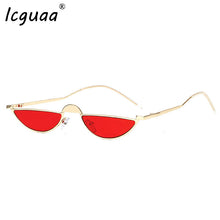 Load image into Gallery viewer, Cat Eyes Small Sunglasses Women 2023  Brand Designer Flat Top Sun Glasses UV400 Shades