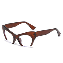 Load image into Gallery viewer, Cat Eyes Sunglasses 2023 Brand Designer Anti-Blue Light Optical EyeWear Gap Frame Eye Glasses Female Male Prescription Glasses
