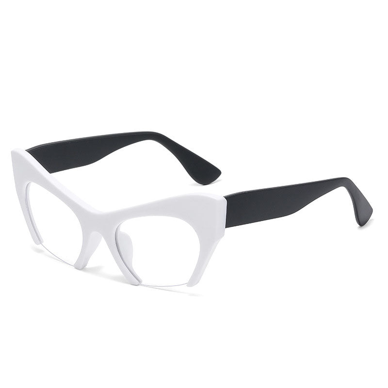 Cat Eyes Sunglasses 2023 Brand Designer Anti-Blue Light Optical EyeWear Gap Frame Eye Glasses Female Male Prescription Glasses
