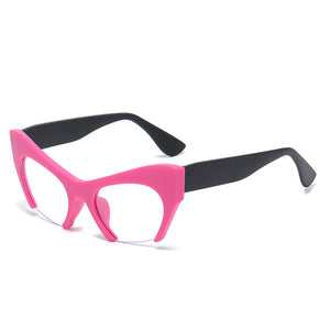 Cat Eyes Sunglasses 2023 Brand Designer Anti-Blue Light Optical EyeWear Gap Frame Eye Glasses Female Male Prescription Glasses
