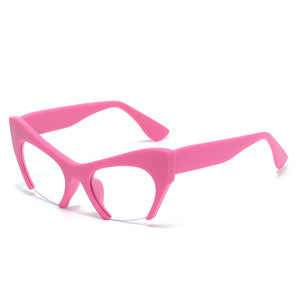 Cat Eyes Sunglasses 2023 Brand Designer Anti-Blue Light Optical EyeWear Gap Frame Eye Glasses Female Male Prescription Glasses