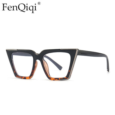 Cat Eyes Sunglasses Big Frame Women Sun Glasses  Brand Designer Blue Light Eyeglasses Frames Opyical Oculos De Grau Femini