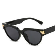 Load image into Gallery viewer, Cat-eye rivet sunglasses European and American INS triangle sunglasses women 2023 trend jelly colored glasses