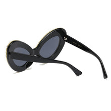 Load image into Gallery viewer, Cat eyes Sunglasses women 2023 Oversized  Crystal Sun glasses Diamond Sun Glasses Oculos UV400