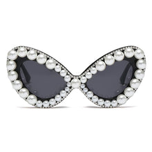 Load image into Gallery viewer, Cat eyes Sunglasses women 2023 Oversized  Crystal Sun glasses Diamond Sun Glasses Oculos UV400