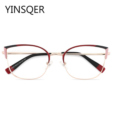 Cat's EyeWomen's Decorative Glasses Optical Myopia Reading Prescription Eyeglasses Women's Eyeglasses With Frame Fake Glasses