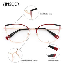 Load image into Gallery viewer, Cat&#39;s EyeWomen&#39;s Decorative Glasses Optical Myopia Reading Prescription Eyeglasses Women&#39;s Eyeglasses With Frame Fake Glasses