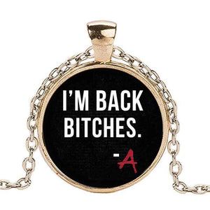 Brand Pretty little liars logo Women's Choker Statement Copper Copper Chain Pendant Necklace Men's Clothing Accessories