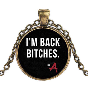 Brand Pretty little liars logo Women's Choker Statement Copper Copper Chain Pendant Necklace Men's Clothing Accessories