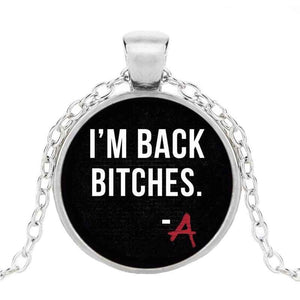 Brand Pretty little liars logo Women's Choker Statement Copper Copper Chain Pendant Necklace Men's Clothing Accessories