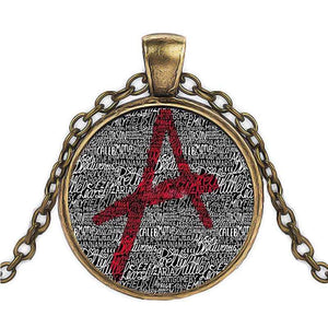 Brand Pretty little liars logo Women's Choker Statement Copper Copper Chain Pendant Necklace Men's Clothing Accessories