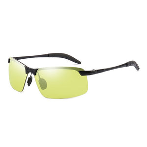 Chameleon Pochromic Sunglasses Men Women Polarized Driving Fishing PC Frame Sunglasses Day Night Vision UV400