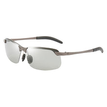 Carica l&#39;immagine nel visualizzatore di Gallery, Chameleon Pochromic Sunglasses Men Women Polarized Driving Fishing PC Frame Sunglasses Day Night Vision UV400