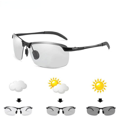 Change Color Photochromic Sunglasses Men Polarized Chameleon Glasses Male  Sun Glasses Day Night Vision Driving Eyewear Gafas