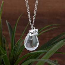 Carica l&#39;immagine nel visualizzatore di Gallery, Affascinante collana con bottiglia di vetro Vinatge Dandelion Wish Collane con pendente in vetro per accessori di gioielli da donna 