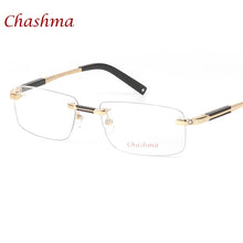 Load image into Gallery viewer, Chashma Brand Designer Titanium Glasses Rimless Mans Optical Glasses Frame Myopia Business Frameless Eyeglasses Frame Man