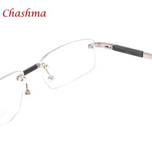 Load image into Gallery viewer, Chashma Brand Designer Titanium Glasses Rimless Mans Optical Glasses Frame Myopia Business Frameless Eyeglasses Frame Man