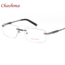 Load image into Gallery viewer, Chashma Brand Designer Titanium Glasses Rimless Mans Optical Glasses Frame Myopia Business Frameless Eyeglasses Frame Man
