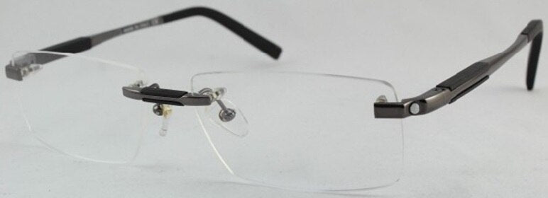 Chashma Brand Designer Titanium Glasses Rimless Mans Optical Glasses Frame Myopia Business Frameless Eyeglasses Frame Man