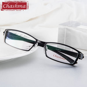 Chashma Brand Gentlemen Titanium Alloy Eyeglasses Full Spectacle Frame Ultra Light Myopia Glasses Frame Male Eyeglasses