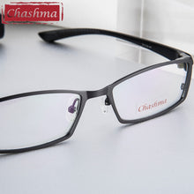Load image into Gallery viewer, Chashma Brand Gentlemen Titanium Alloy Eyeglasses Full Spectacle Frame Ultra Light Myopia Glasses Frame Male Eyeglasses