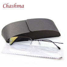 Load image into Gallery viewer, Chashma Brand Titanium Optical Glasses Women and Men Rimless Ultra Light 2 G Only Frame
