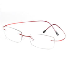 Load image into Gallery viewer, Chashma Brand Titanium Optical Glasses Women and Men Rimless Ultra Light 2 G Only Frame