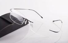 Carica l&#39;immagine nel visualizzatore di Gallery, Chashma Brand Titanium Rimless Glasses  Myopia Glasses Frame for Man and Woman