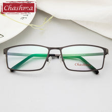 Load image into Gallery viewer, Chashma Gentlemen Pure Titanium Eyeglasses Frame Lentes Optics  Titanium Frames Male Big Black Frames Eye Glasses
