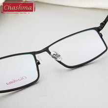 Load image into Gallery viewer, Chashma Gentlemen Pure Titanium Eyeglasses Frame Lentes Optics  Titanium Frames Male Big Black Frames Eye Glasses
