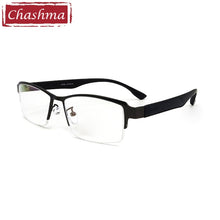Load image into Gallery viewer, Chashma Prescription Glasses Frame Men Sunglasses Clips Lenses Magnet Eyewear for Recipe Half Frame 2 Clips Spectacles