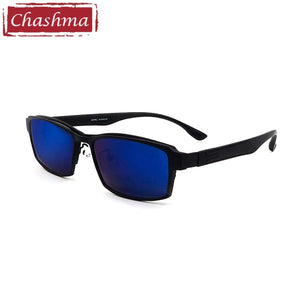 Chashma Prescription Glasses Frame Men Sunglasses Clips Lenses Magnet Eyewear for Recipe Half Frame 2 Clips Spectacles