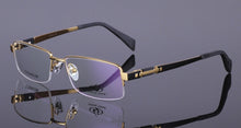 Load image into Gallery viewer, Chashma Pure Titanium Eye Glasses Half Rim Gentlemen Prescription  Optical Eyewear Frame