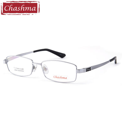 Chashma Pure Titanium Prescription Eye Glasses  Optical Mens Eyewear Frame Titan Eyeglasses Male
