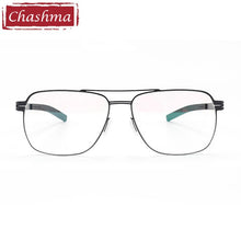 Load image into Gallery viewer, Chashma Ultra Light Weight Anti Blue Ray Prescription Glasses Frame Titanium Alloy Men Myopia Lenses  Eyeglasses