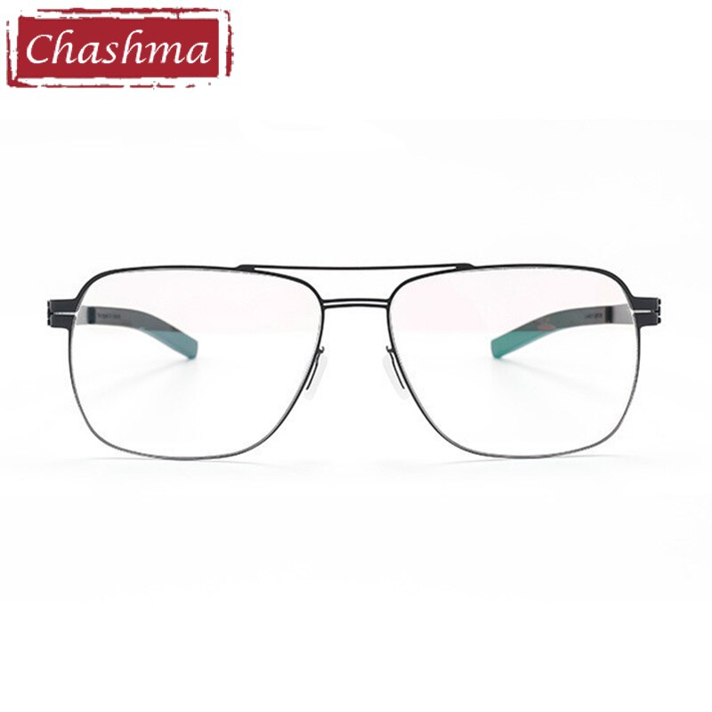 Chashma Ultra Light Weight Anti Blue Ray Prescription Glasses Frame Titanium Alloy Men Myopia Lenses  Eyeglasses