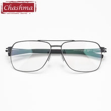Load image into Gallery viewer, Chashma Ultra Light Weight Anti Blue Ray Prescription Glasses Frame Titanium Alloy Men Myopia Lenses  Eyeglasses