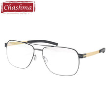 Load image into Gallery viewer, Chashma Ultra Light Weight Anti Blue Ray Prescription Glasses Frame Titanium Alloy Men Myopia Lenses  Eyeglasses