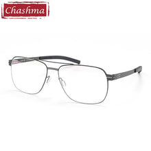 Load image into Gallery viewer, Chashma Ultra Light Weight Anti Blue Ray Prescription Glasses Frame Titanium Alloy Men Myopia Lenses  Eyeglasses