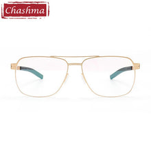 Load image into Gallery viewer, Chashma Ultra Light Weight Anti Blue Ray Prescription Glasses Frame Titanium Alloy Men Myopia Lenses  Eyeglasses