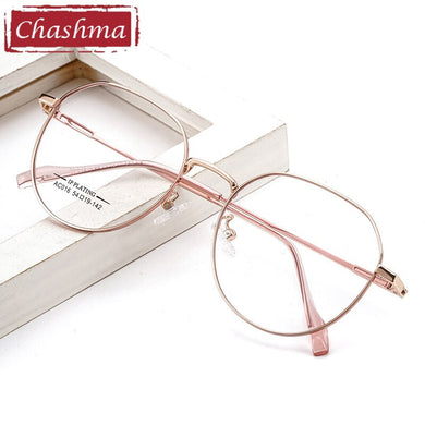 Chashma Women Retro Eyewear Round Men Prescription Optical Frame Trend Glasses Teens
