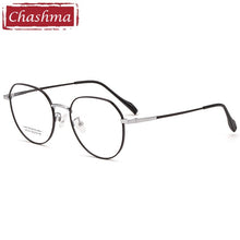 Carica l&#39;immagine nel visualizzatore di Gallery, Chashma Women Retro Eyewear Round Men Prescription Optical Frame Trend Glasses Teens