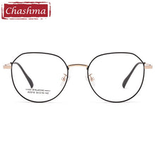 Carica l&#39;immagine nel visualizzatore di Gallery, Chashma Women Retro Eyewear Round Men Prescription Optical Frame Trend Glasses Teens