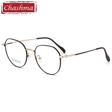 Carica l&#39;immagine nel visualizzatore di Gallery, Chashma Women Retro Eyewear Round Men Prescription Optical Frame Trend Glasses Teens