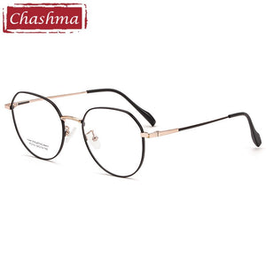 Chashma Women Retro Eyewear Round Men Prescription Optical Frame Trend Glasses Teens