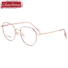 Carica l&#39;immagine nel visualizzatore di Gallery, Chashma Women Retro Eyewear Round Men Prescription Optical Frame Trend Glasses Teens