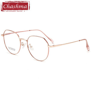 Chashma Women Retro Eyewear Round Men Prescription Optical Frame Trend Glasses Teens