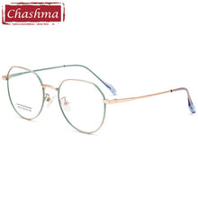 Carica l&#39;immagine nel visualizzatore di Gallery, Chashma Women Retro Eyewear Round Men Prescription Optical Frame Trend Glasses Teens