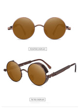 Load image into Gallery viewer, Round Metal Sunglasses Steampunk Ultra low price Men Women Glasses Brand Designer Retro Vintage Sunglasses UV400
