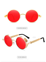 Load image into Gallery viewer, Round Metal Sunglasses Steampunk Ultra low price Men Women Glasses Brand Designer Retro Vintage Sunglasses UV400